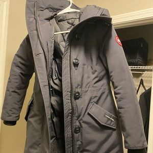 Canada goose jacket with detachable fur hood